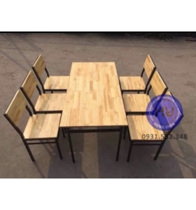 Bộ bàn ghế gỗ quán ăn ,quán nhậu