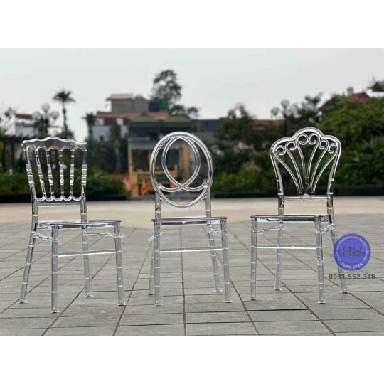 Ghế nhựa trong suốt nhập khẩu