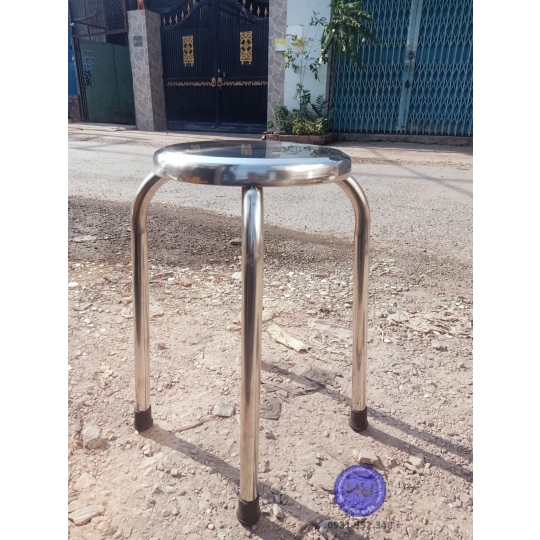 Ghế đẩu inox 201 loại 1 
