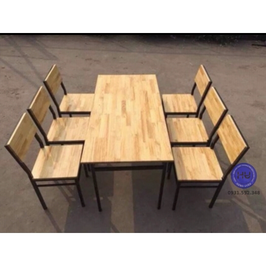 Bộ bàn ghế gỗ quán ăn ,quán nhậu