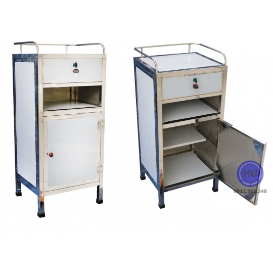 Tủ inox đầu giường bệnh nhân