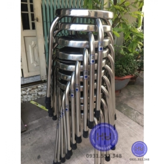 Ghế đẩu inox 201 loại 1 