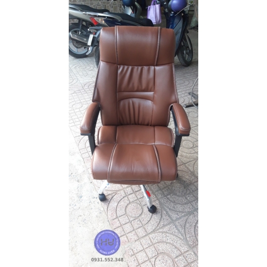 Ghế giám đốc tay vịn gỗ + chân gỗ