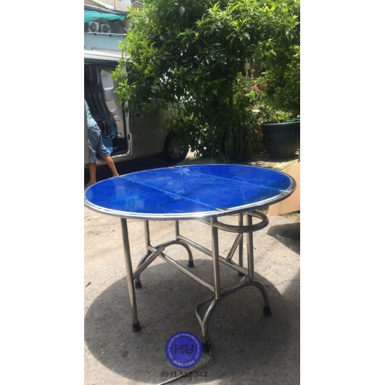 Bàn tròn xếp ba